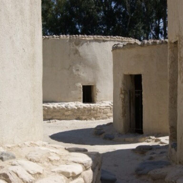 Rebuilt Neolithic settlement, c 6,800 BC