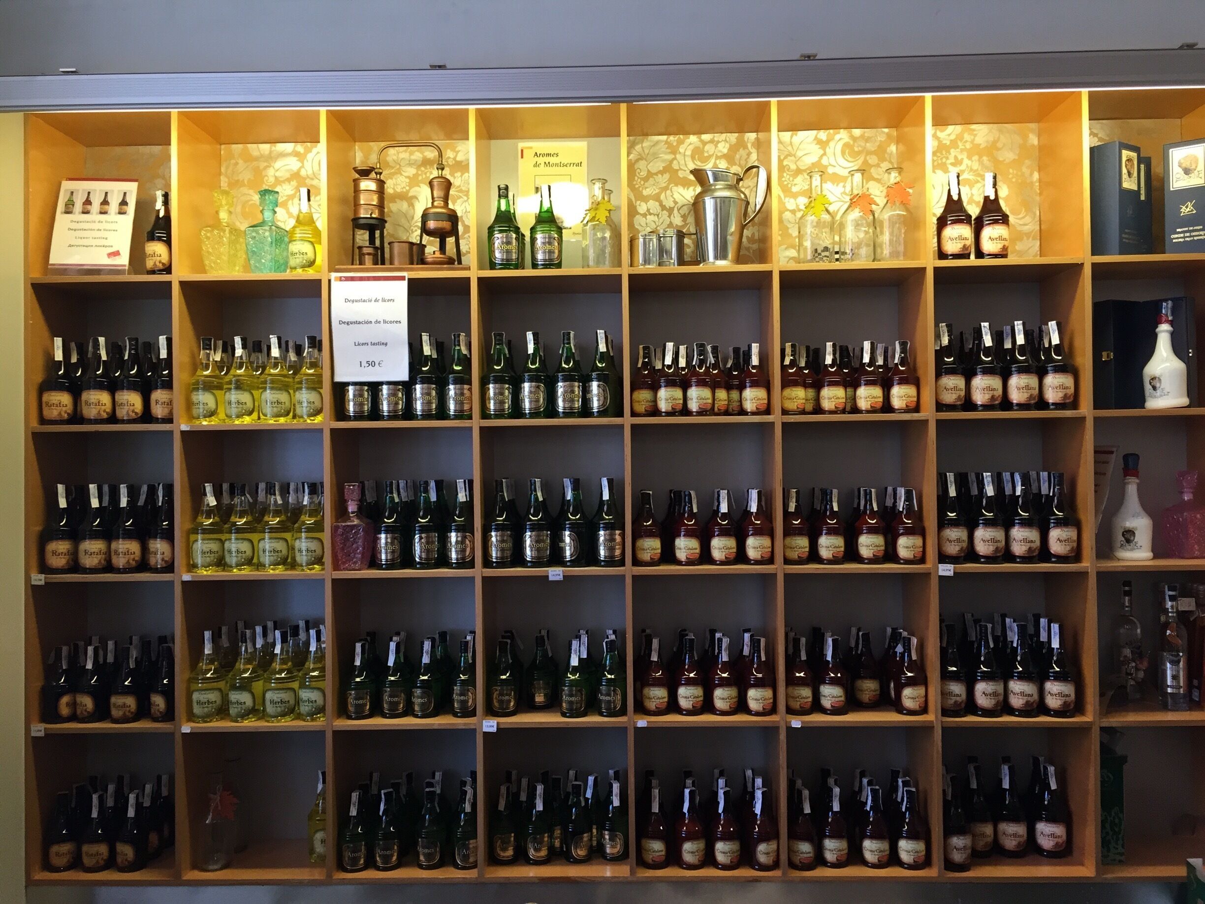 The monks make five different types of liqueur. Sample some and purchase a bottle or two.  