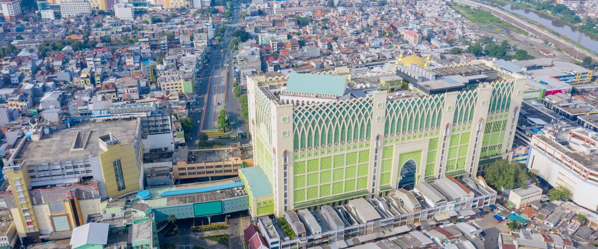 Tanah Abang market as known as the largest textile