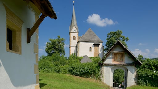 Central Carinthia featuring heritage elements and a small town or village