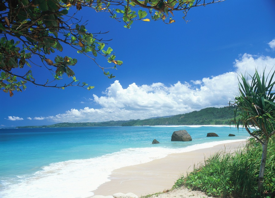 Indonesia, Sumba, tropical beach