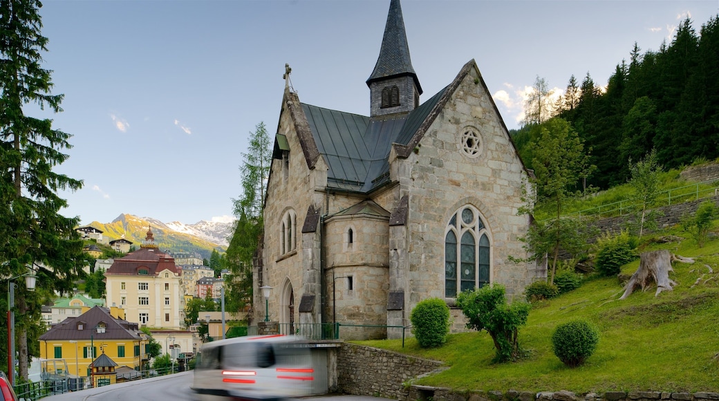 Bad Gastein - Pongau featuring a church or cathedral and heritage elements