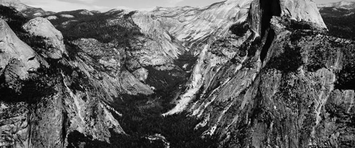 stunning view at glacier point!