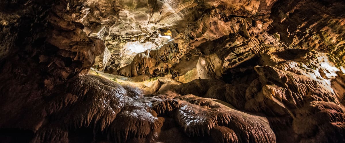 Howe Caverns Spelunking stalagmites stalagtites upstate New York