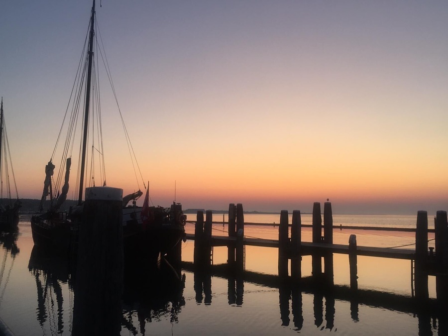 Haven West Terschelling, ‘s morgens vroeg