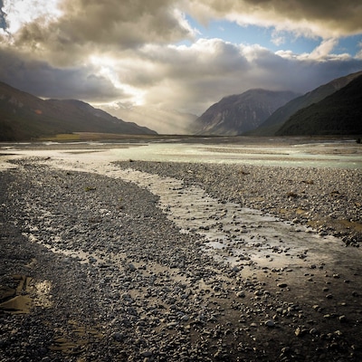 Clouds clearing after a storm rolls through Arthur's Pass. #green
