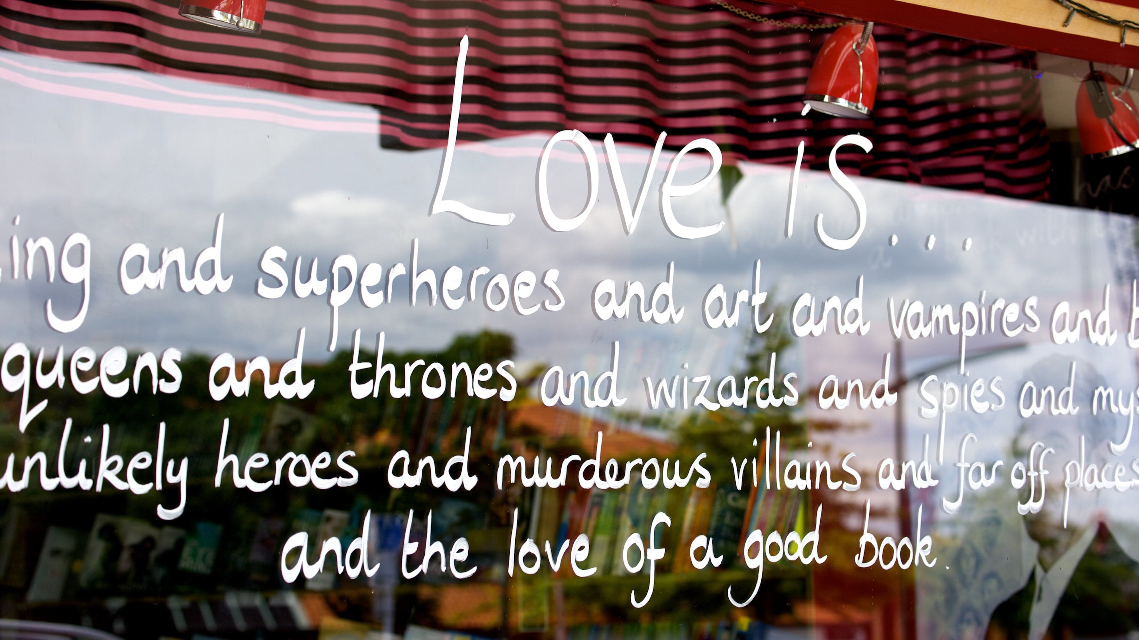 Havelock North which includes signage