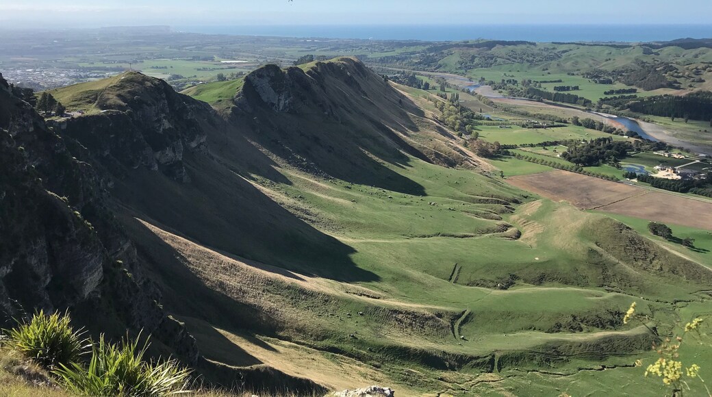 Te Mata Peak, Havelock North, New Zealand popular with hang gliders
