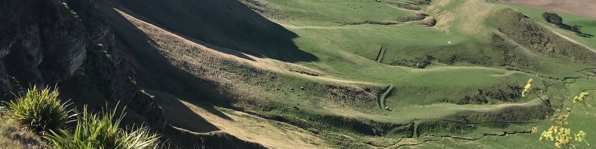 Te Mata Peak, Havelock North, New Zealand popular with hang gliders