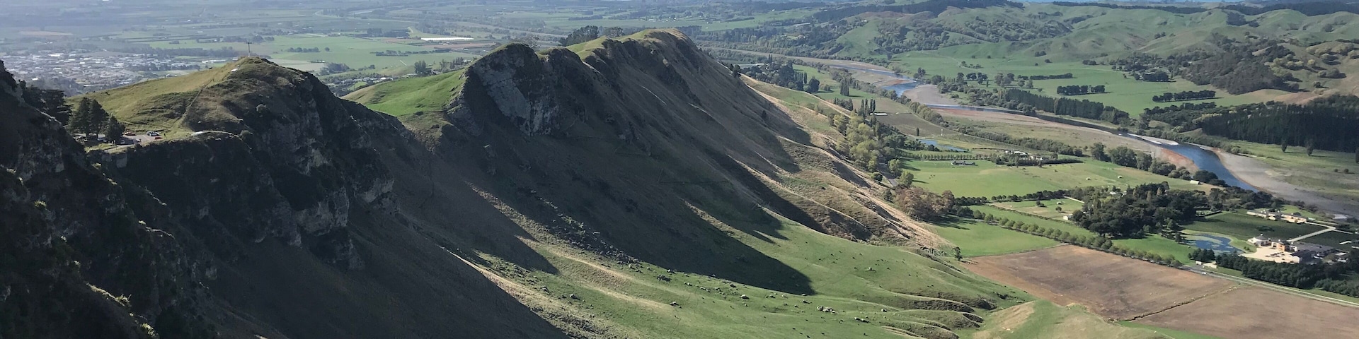 Te Mata Peak, Havelock North, New Zealand popular with hang gliders