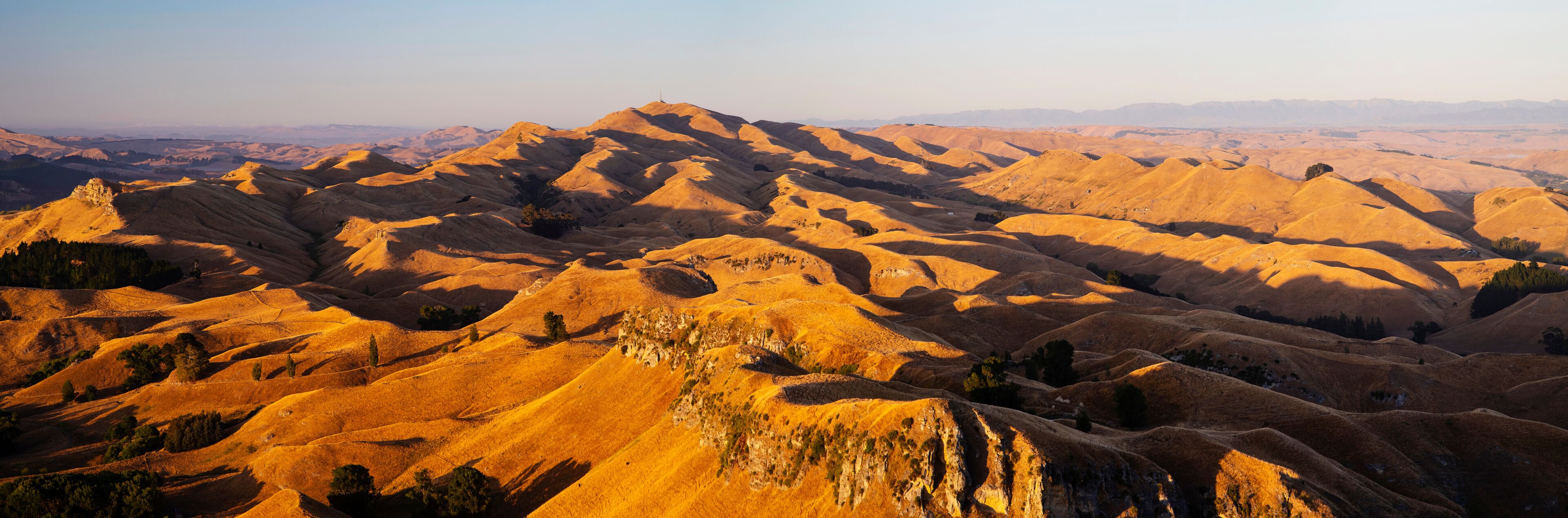 Morning view from Te Mata Peak, Hawke's Bay, New Zealand
