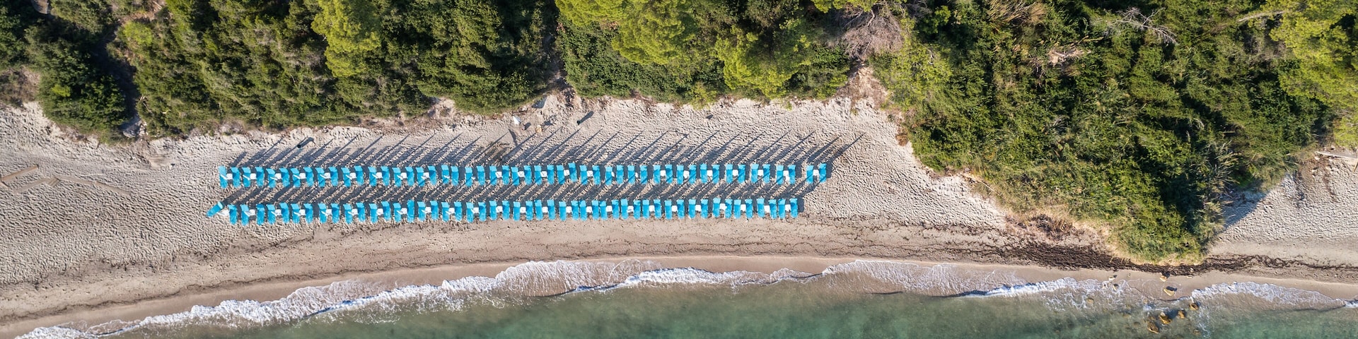 Kriopigi beach. Kassandra of Halkidiki peninsula, Greece