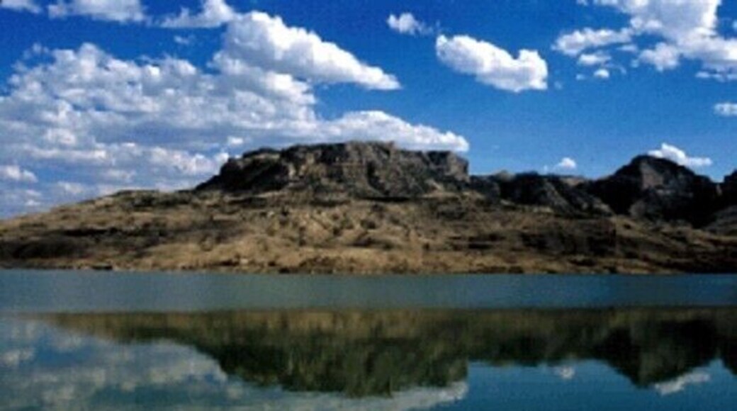 The blue sky against the milky blue pristine waters makes for a chill experience