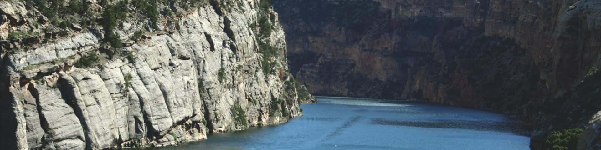 Casper featuring a gorge or canyon and a river or creek