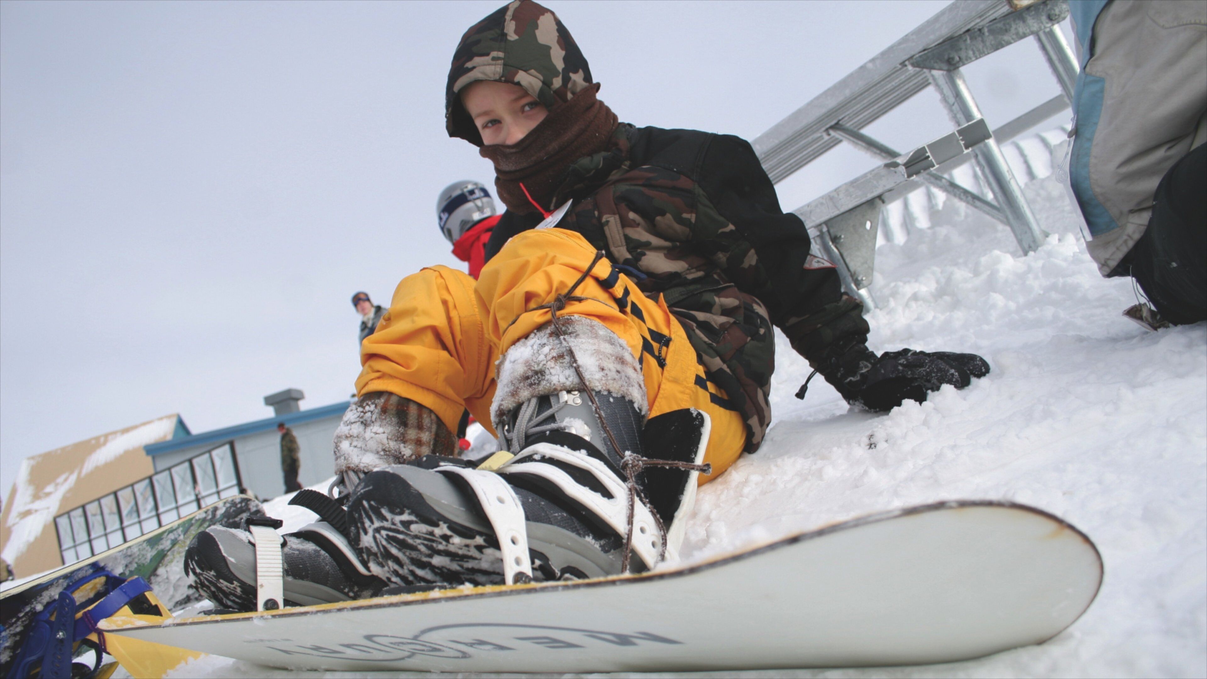 Casper featuring snow and snow boarding as well as an individual child