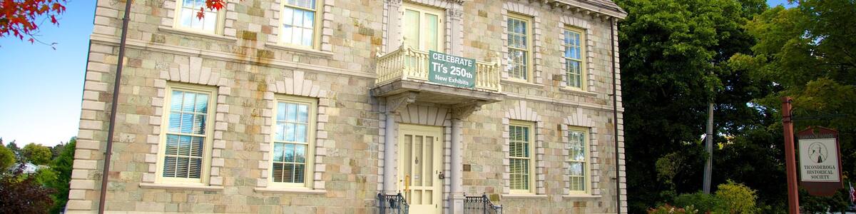 Ticonderoga featuring heritage elements and a house