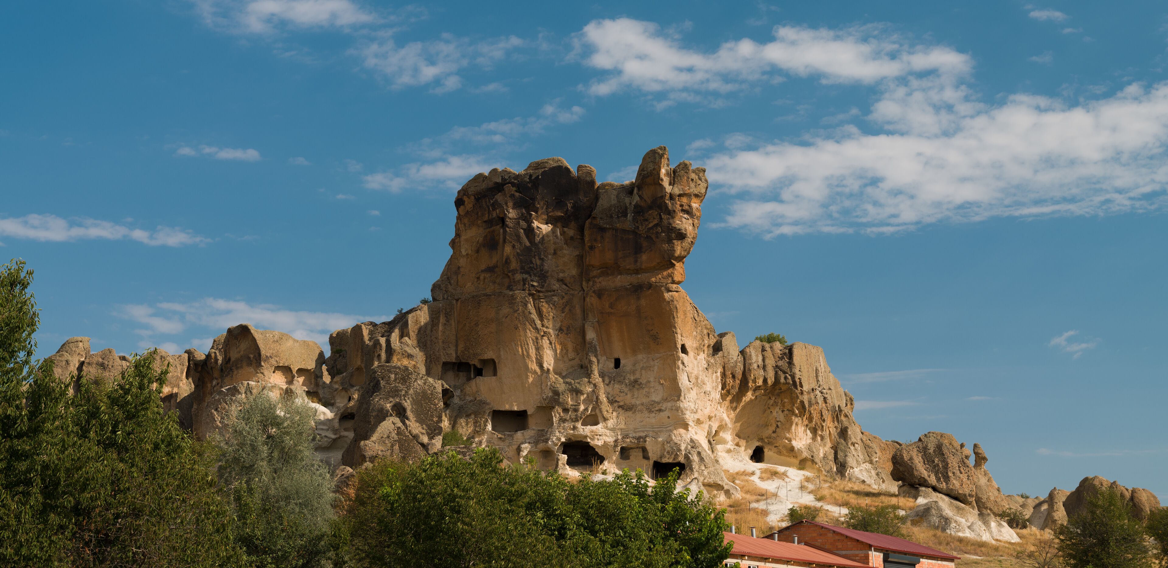 Uclerkayasi (Turkish; Üçlerkayası) ancient settlement. Phrygian valley. Beautiful travelling places in Turkey. Ihsaniye, Afyonkarahisar, Turkey 
