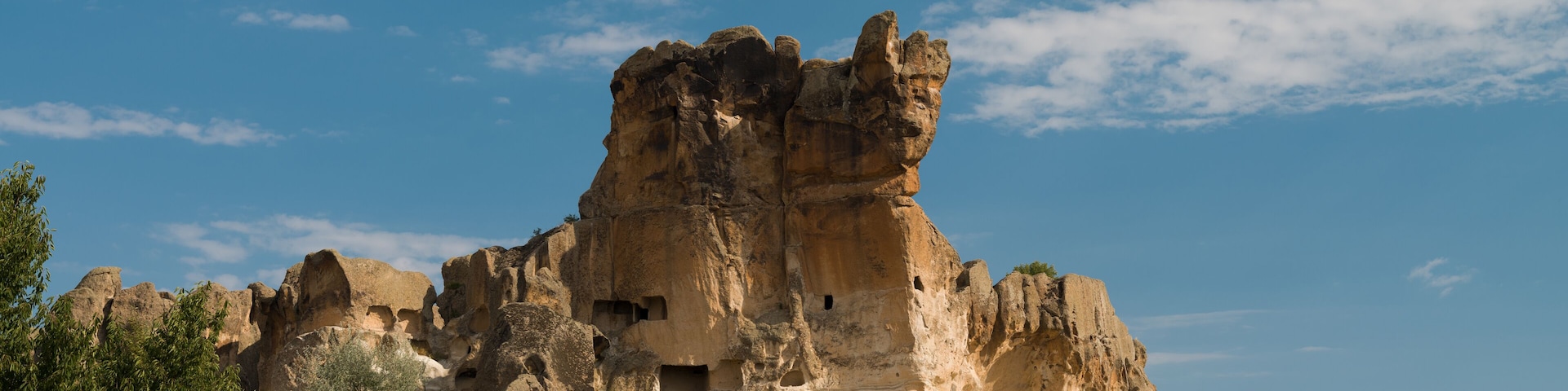 Uclerkayasi (Turkish; Üçlerkayası) ancient settlement. Phrygian valley. Beautiful travelling places in Turkey. Ihsaniye, Afyonkarahisar, Turkey