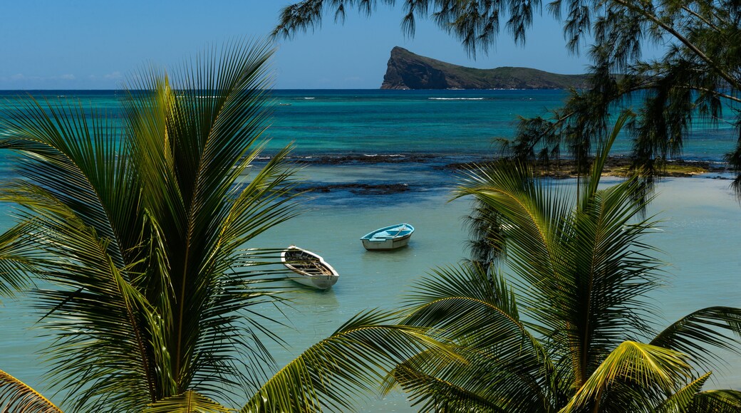 View on the Coin de Mire Island from Cap Malheureux on Mauritius island