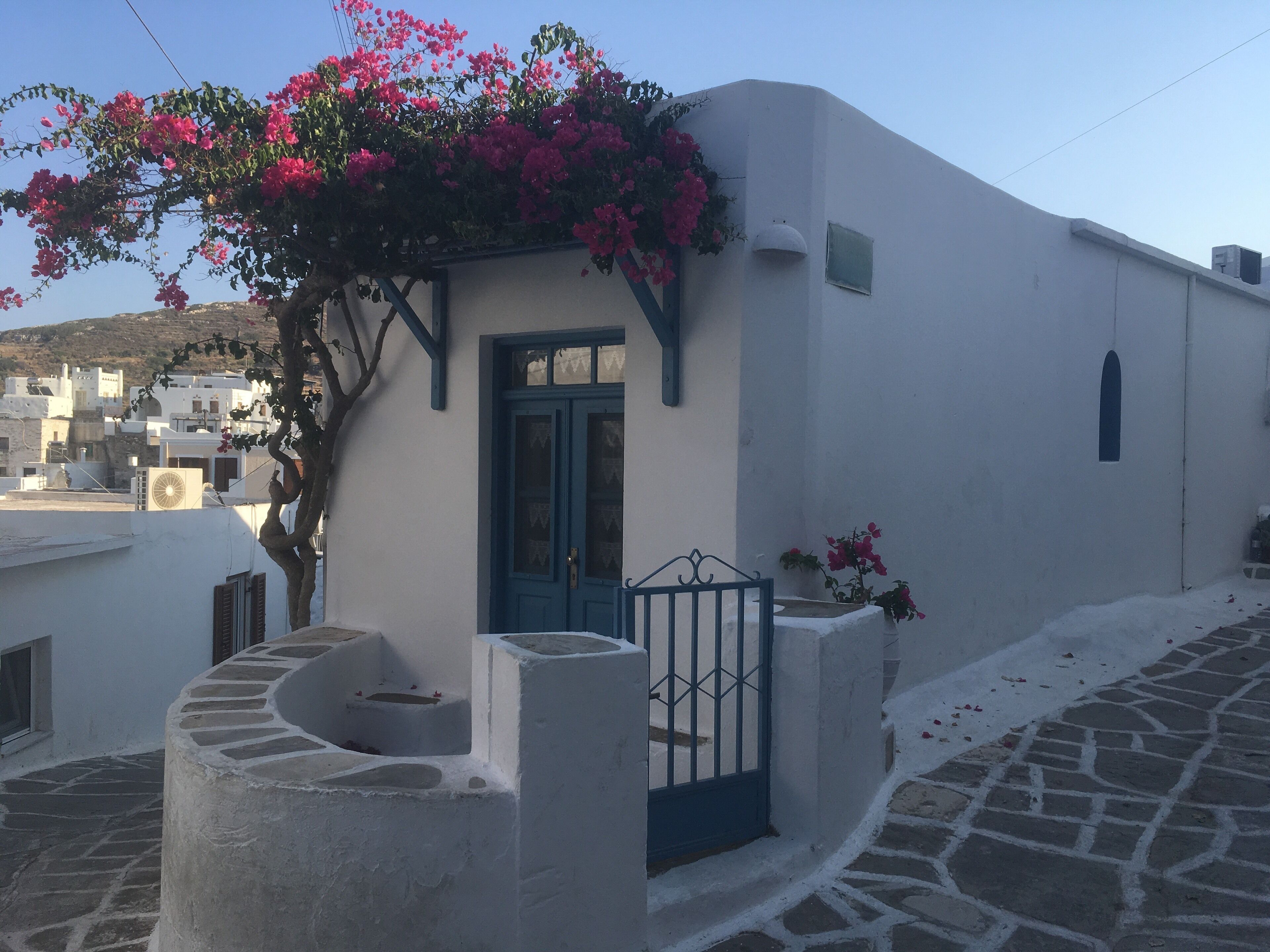 My favorite, ideal village in Paros 
It’s a peaceful and an alive place 
The streets are quiet, you can find lots of cats. They were sleeping, playing or walking in the village 
Lefkes stills authentic with his population of children and grandparents 
#greece 
#paros