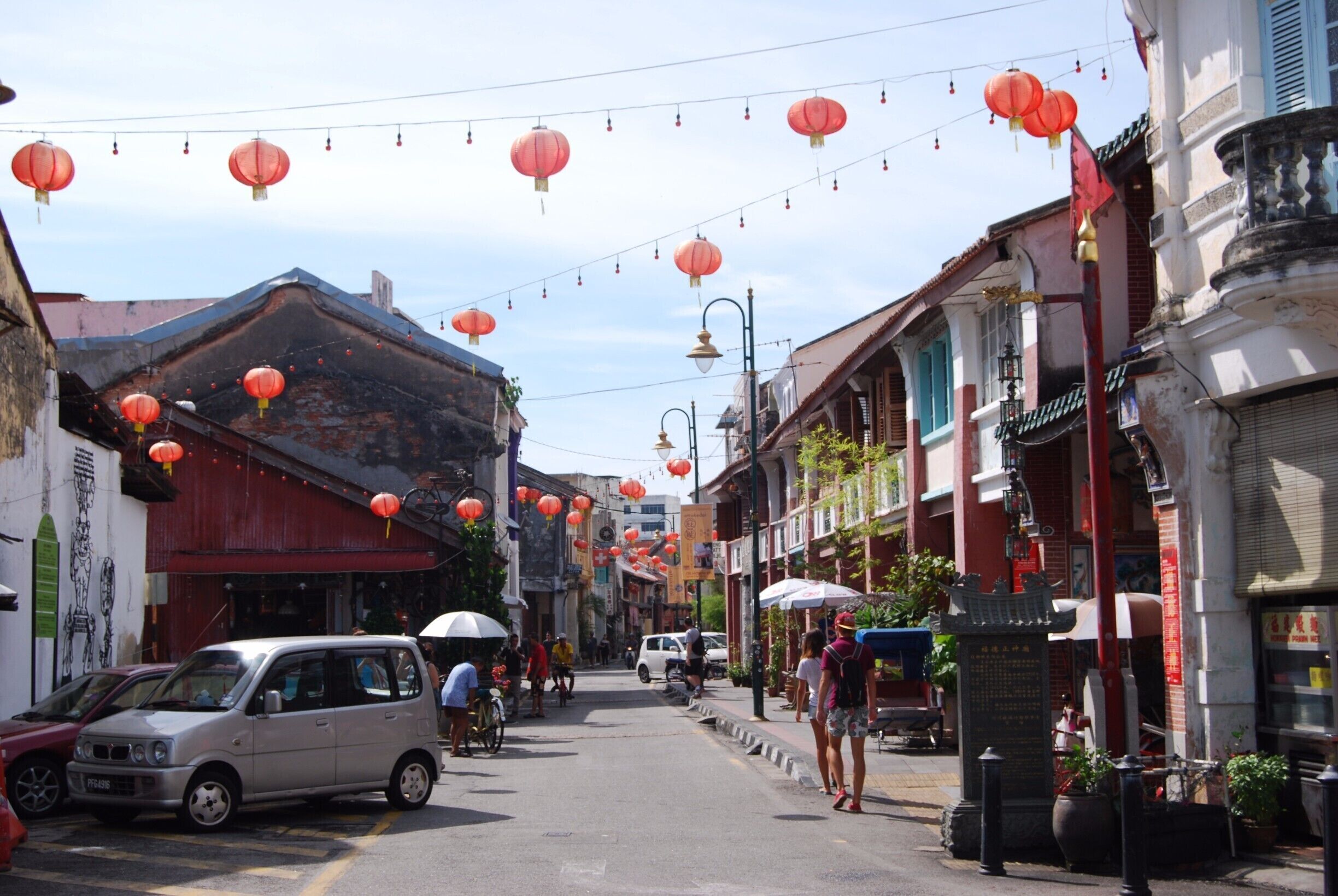 We loved walked down random streets in George Town. The Chinese lanterns give the streets such a fun atmosphere. 