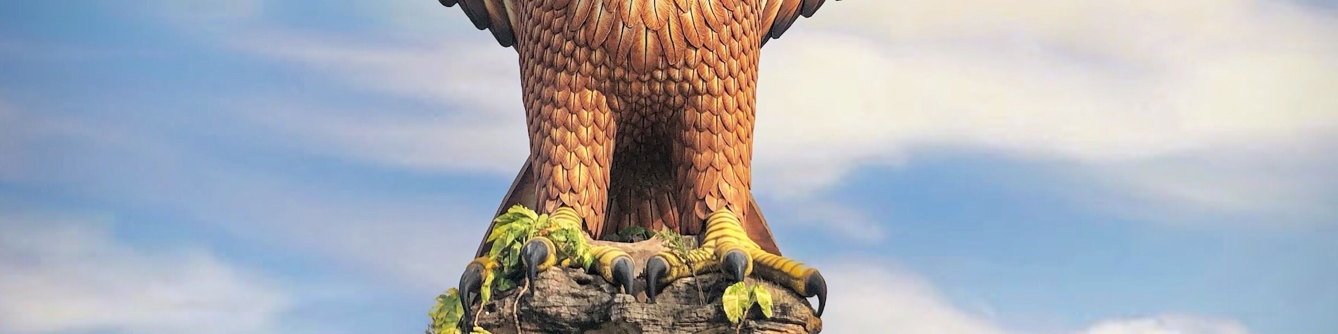 Definitely an impressive giant statute to visit at the Langkawi port - Langkawi means ‘reddish brown eagle’.