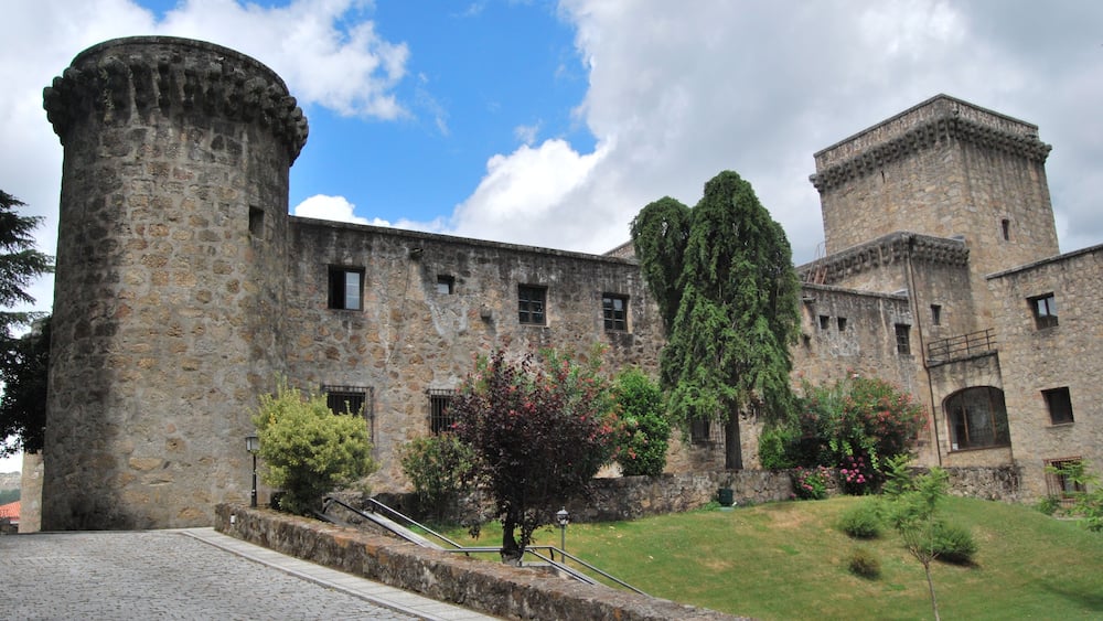 Castillo de Jarandilla de la Vera, Caceres, actual parador nacional de Jarandilla de la Vera