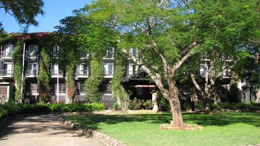 Stunning lodge in Tsavo National Park - gateway to Salt Lick Lodge, which is on stilts.