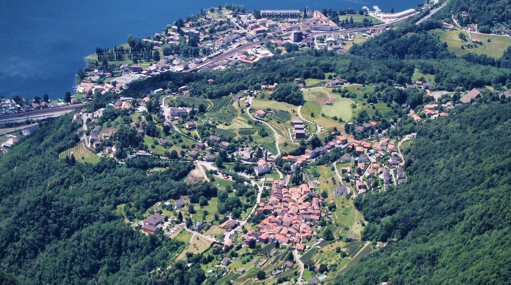 Ausblick vom Monte Generoso Richtung Rovio