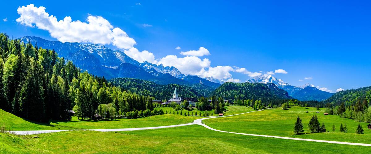 famous elmau castle in bavaria