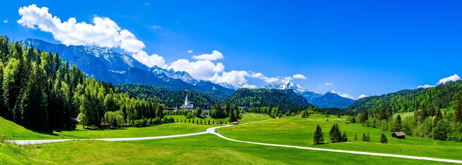 famous elmau castle in bavaria