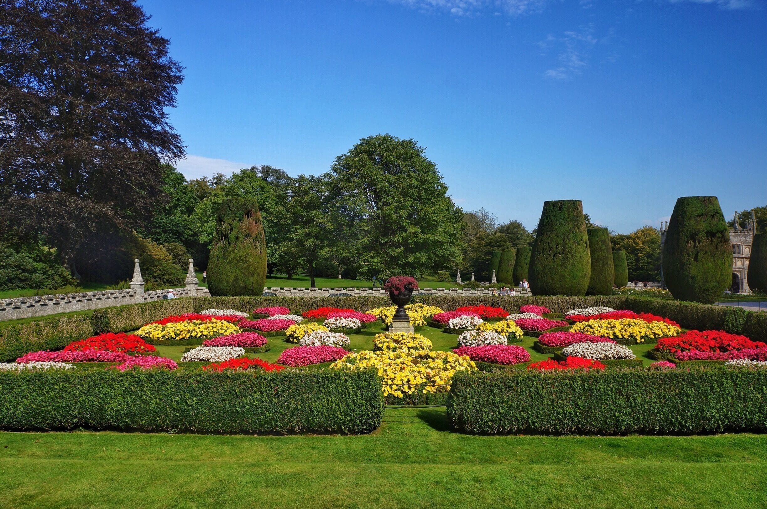 English Garden in Lanhydrock House