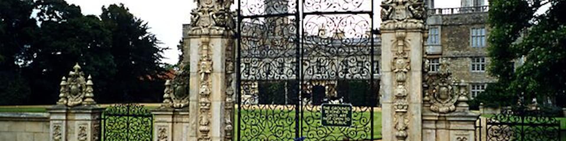 Ornamental Gates, Castle Ashby, Northamptonshire Beautiful gates at Castle Ashby.