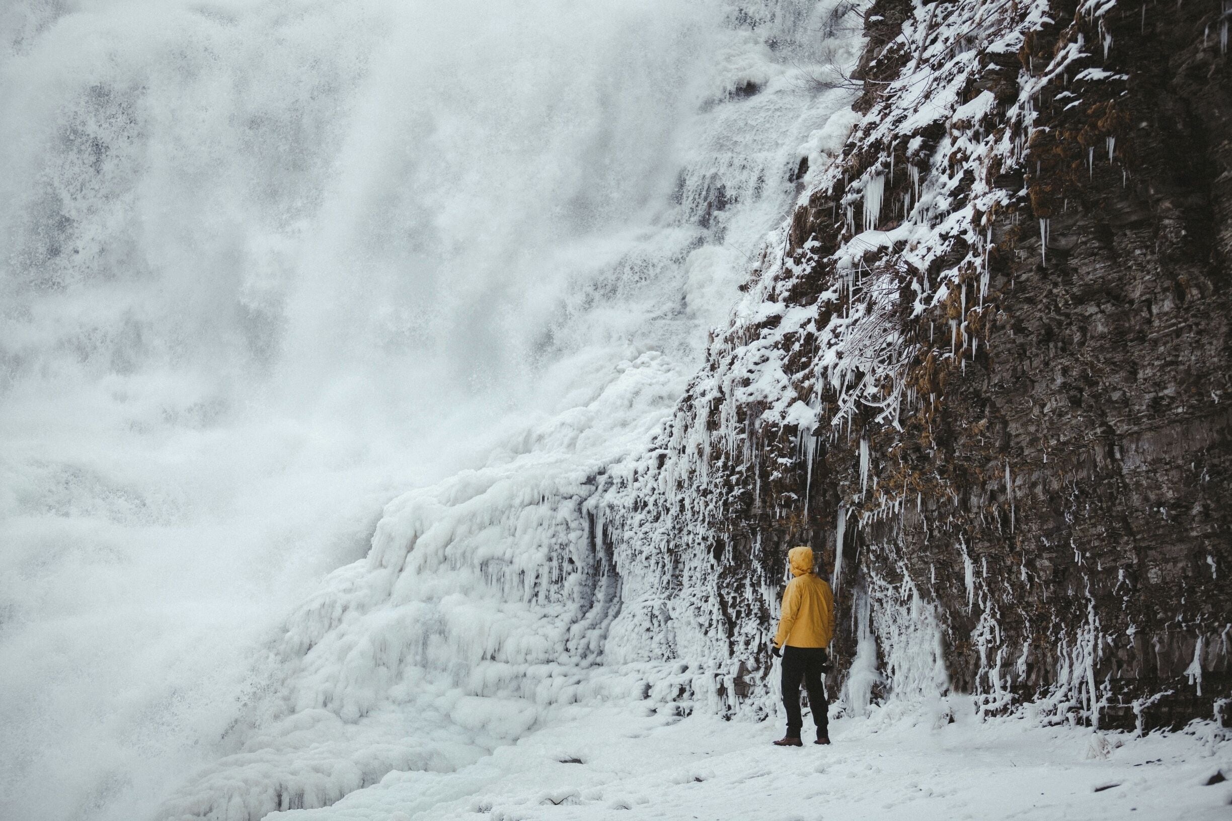 Explore another powerful waterfall in Ithaca, NY. The area is full of them, and winter is a great time to visit. 