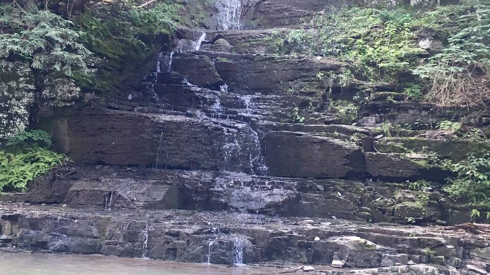 A hiking area in Ithaca, ny #waterfall