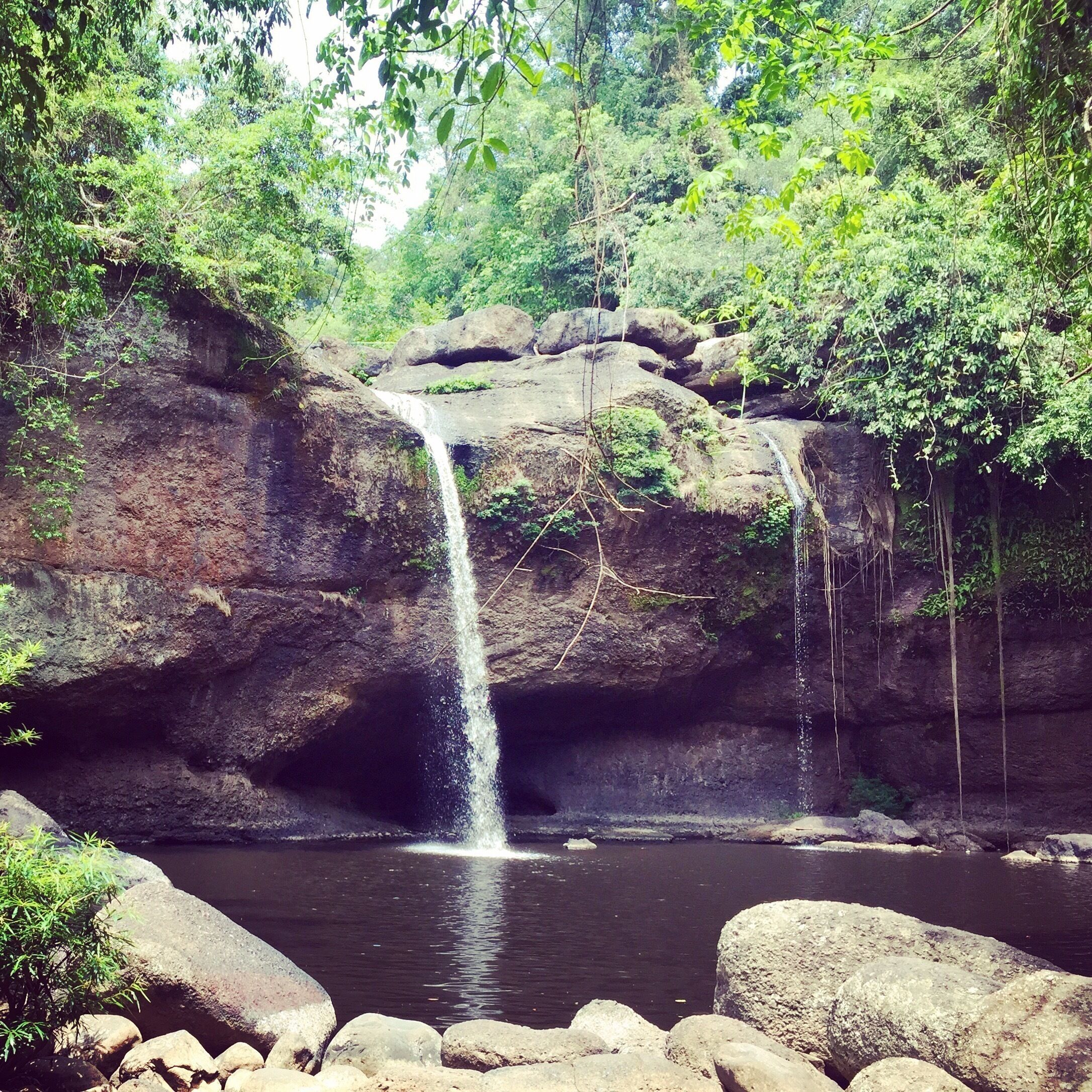 This waterfall in Khao Yai National Park was made famous after it was featured in a Leonardo DiCaprio movie, The Beach. This photo was taken during dry season. It must be even more magnificent with more water! You can easily hike here from the Pha Kluamai campground. No guide needed!
#waterlust