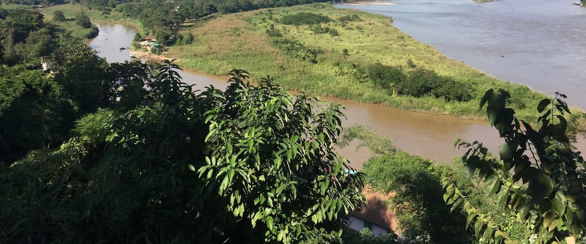 The Golden Triangle is one of Asia's two main opium-producing areas. It is an area of around 950,000 square kilometres that overlaps the mountains of three countries of Southeast Asia: Myanmar, Laos and Thailand.