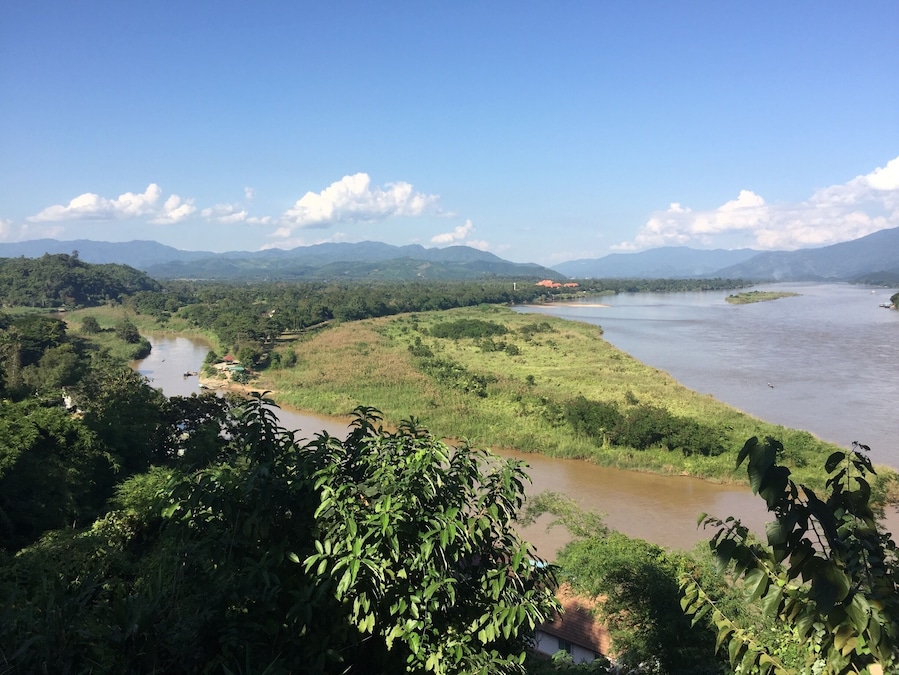 The Golden Triangle is one of Asia's two main opium-producing areas. It is an area of around 950,000 square kilometres that overlaps the mountains of three countries of Southeast Asia: Myanmar, Laos and Thailand.
