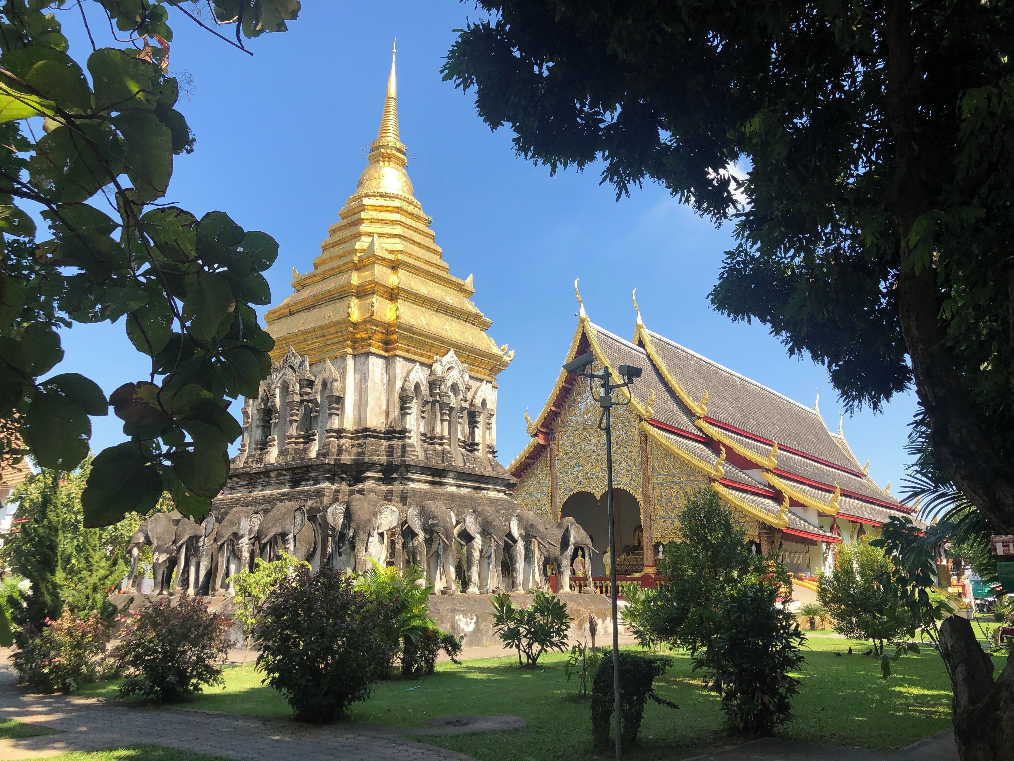 One of the temples in Chiang Mai.