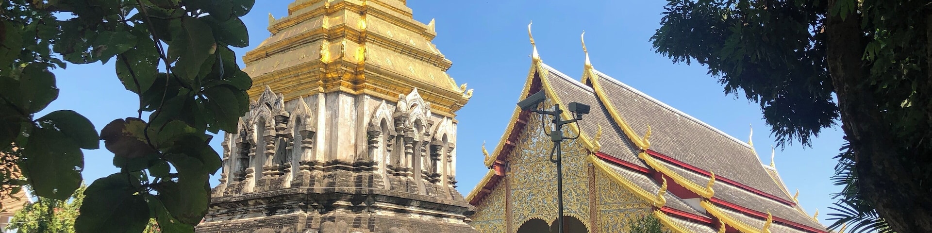 One of the temples in Chiang Mai.