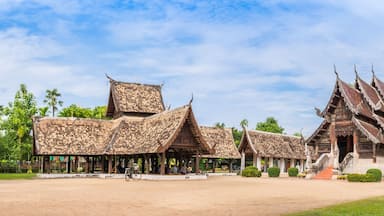Wat Ton Kain, Old temple made from wood in Chiang Mai Thailand.