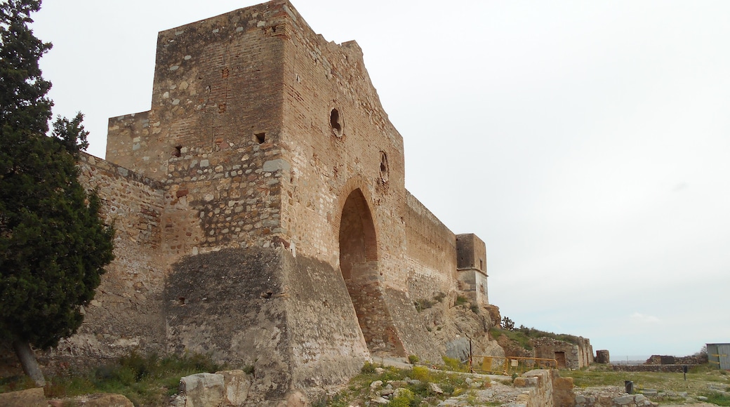 The Almenara Gate at Sagunto Castle, Spain.