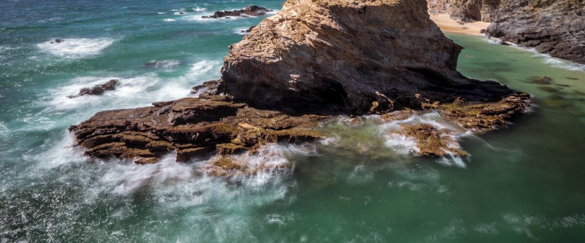 One of the most beautiful beaches in the southwest Portuguese coast. You should come and see it. Best in the low tide.
