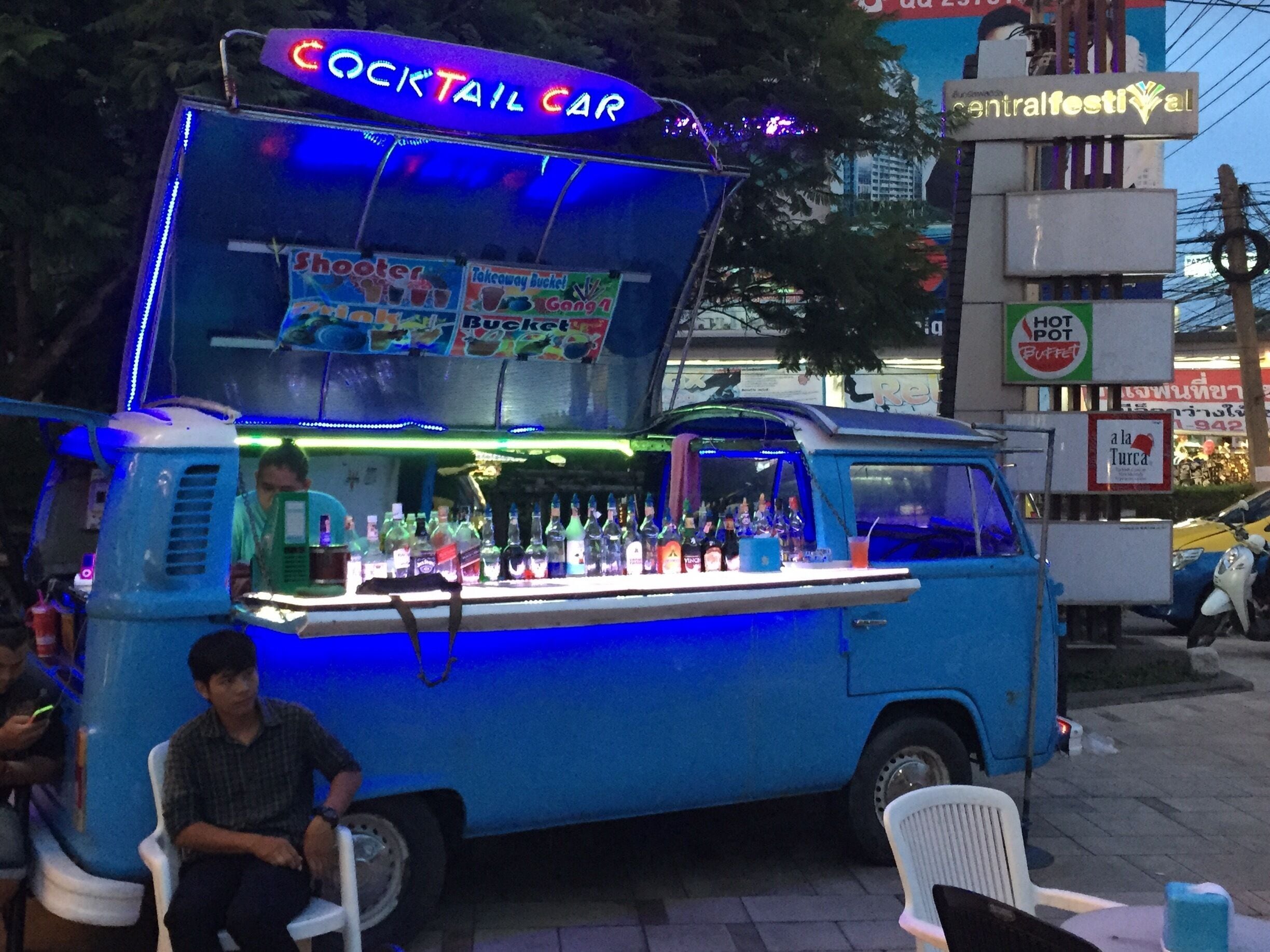 Cocktail on the street. 