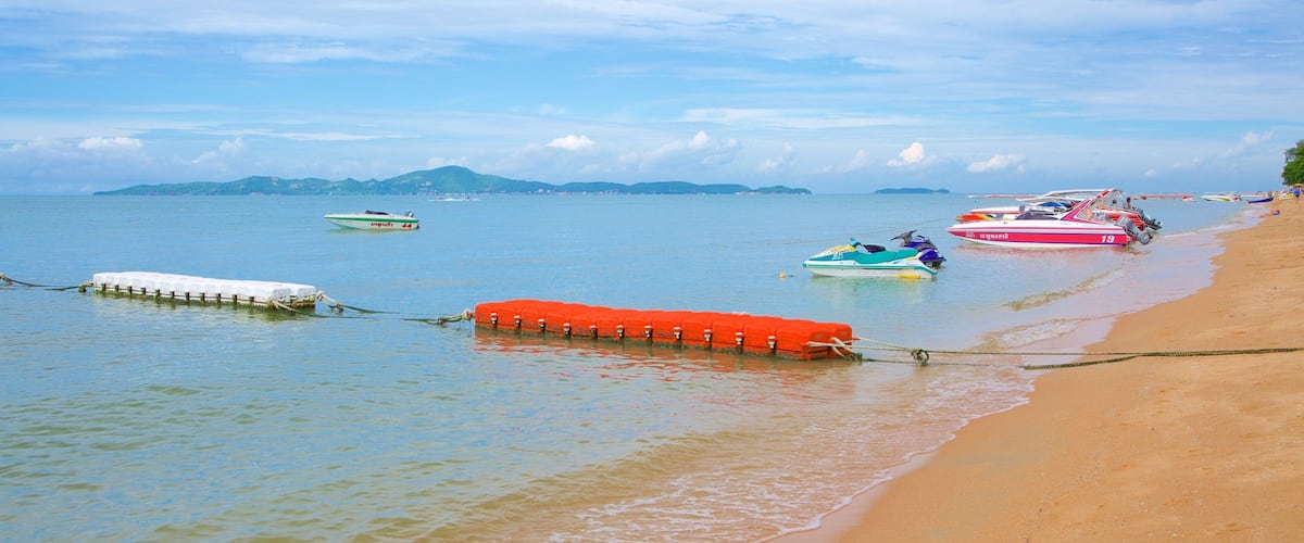 Jomtien Beach das einen Sandstrand