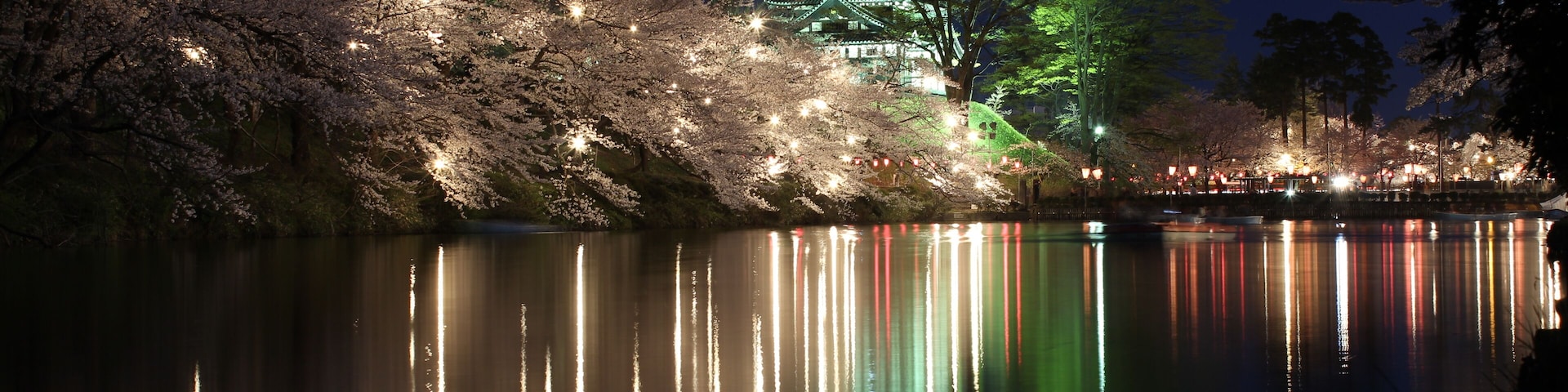 高田城三重櫓観桜会ライトアップ