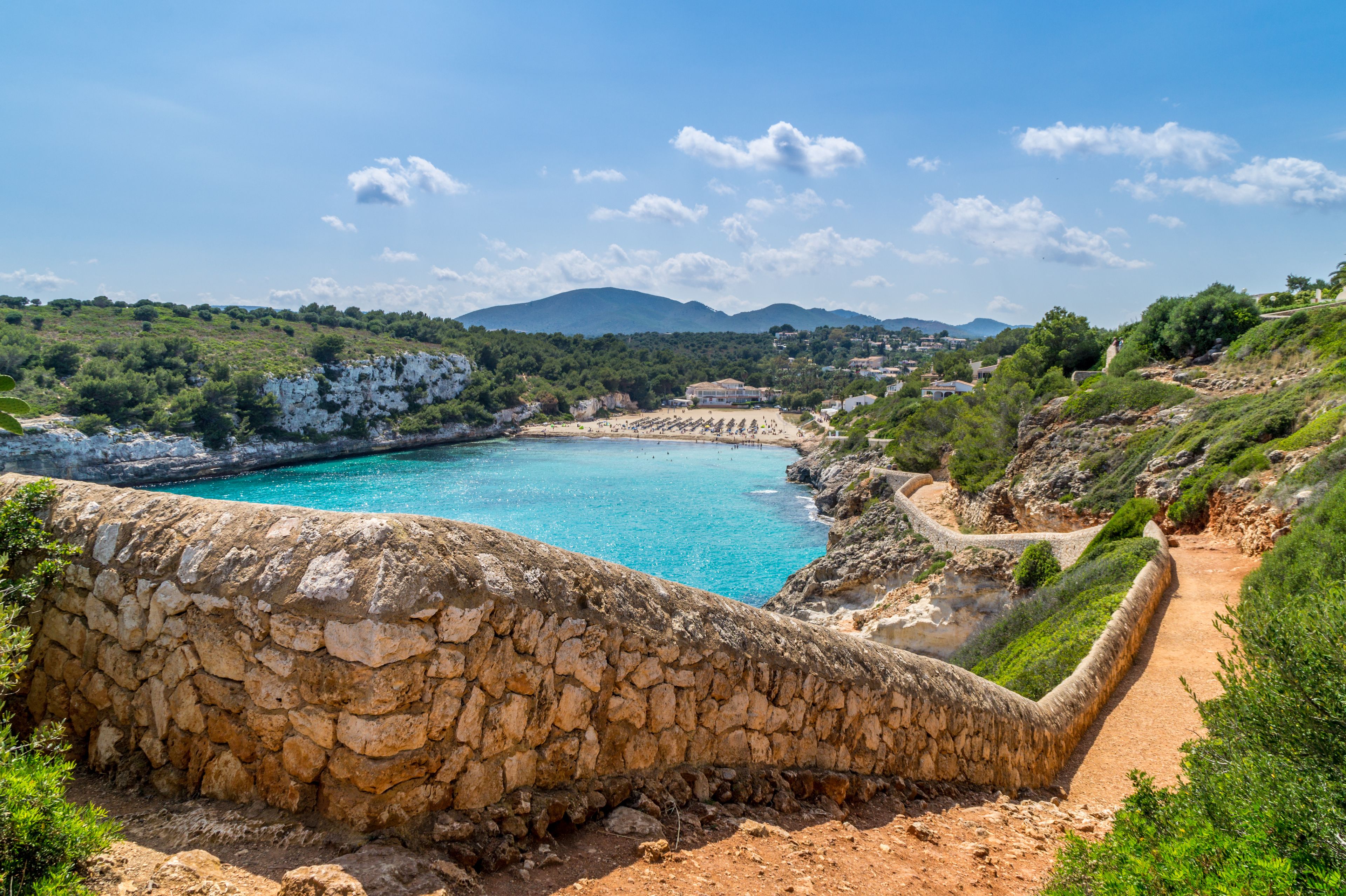 Cala Romàntica aka.  S'Estany d'en Mas,  near Portocolom on the island of Mallorca