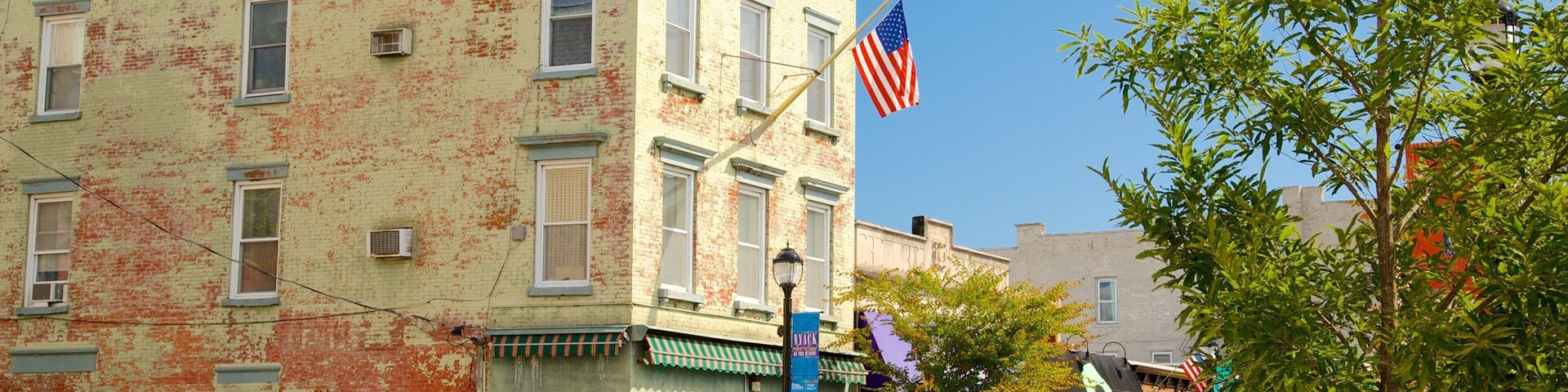 Nyack featuring a city