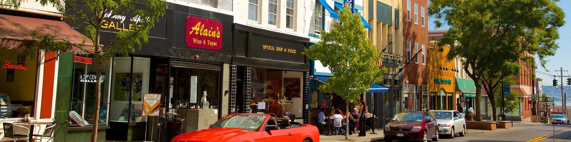 Nyack which includes a city