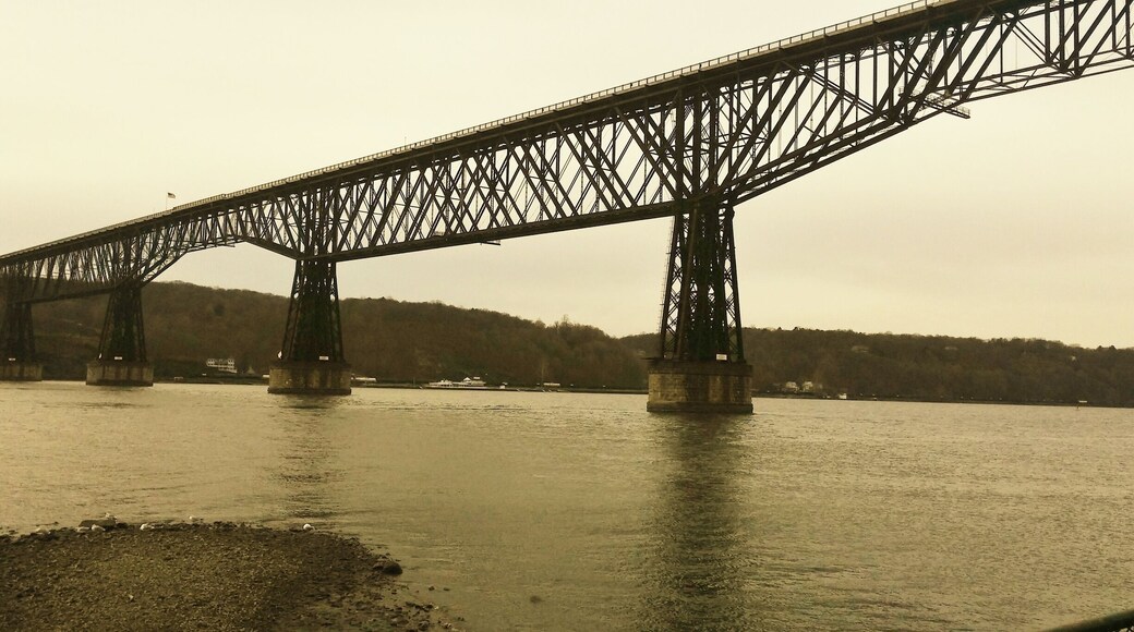 Longest footbridge in the world....as viewed from Water Street.